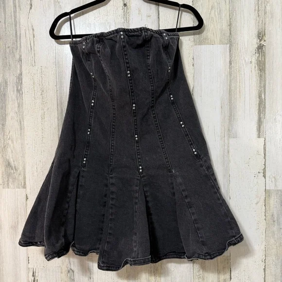 wild fable | Dresses | Wild Fable Black Strapless Dress | Poshmark